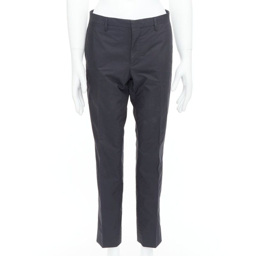 Lanvin Wool Blend Crepe Tapered Trousers